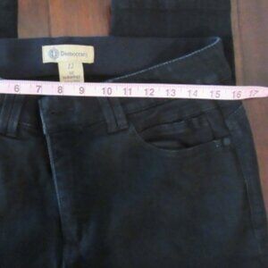 Democracy Ab Solution Jeans Size 12 Black Skinny 27" Inseam